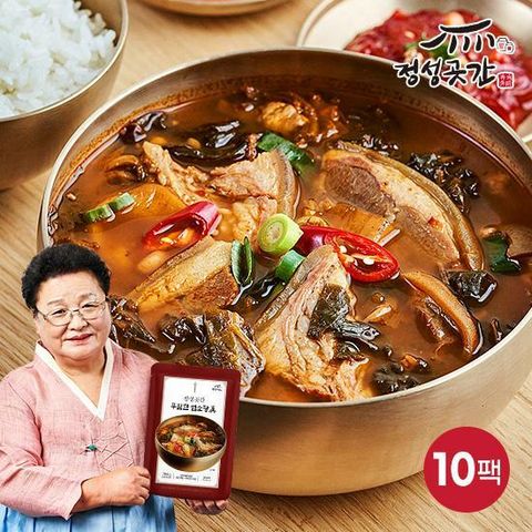 [카드 5%할인]정성곳간 강순의 푸짐한 염소탕 진 700g x 10팩 