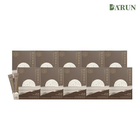 [바른] 저분자 버섯 발효 효소 30포x10박스(총 300포)