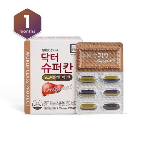 (M)[HL사이언스]닥터슈퍼칸 밀크씨슬 멀티비타민 1개월분