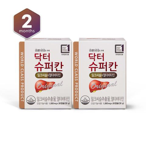 (M)[HL사이언스]닥터슈퍼칸 밀크씨슬 멀티비타민 2개월분