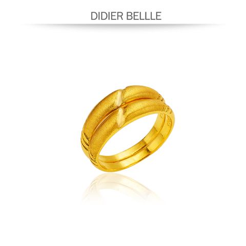 [삼성카드5%할인]*디디에벨라 순금 심플 컷팅 쌍가락지7.5g