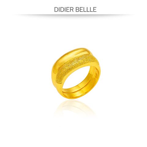 *디디에벨라 순금 샌딩 스퀘어 쌍가락지11.25g