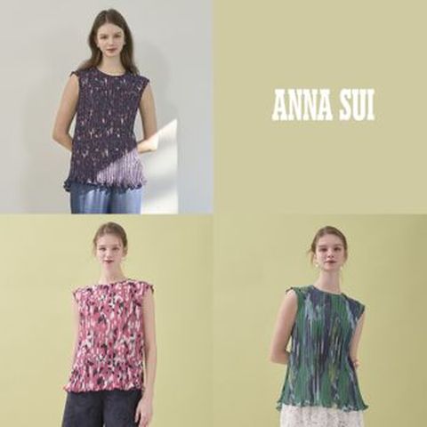 안나수이 크링클 티블라우스 3종