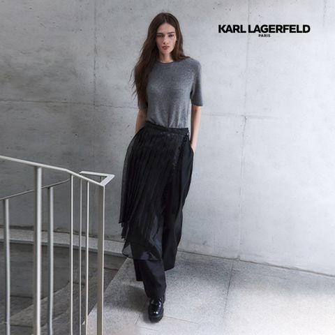 칼라거펠트 25FW 오간자 레이어드 스커트