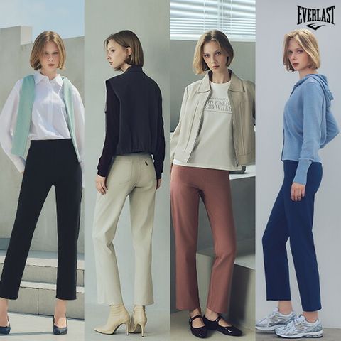 ○ 에버라스트 25FW 여성 올데이 릴렉스핏 밴딩 팬츠 4종