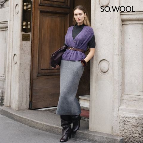 쏘울 25FW 캐시 케이블 니트 베스트