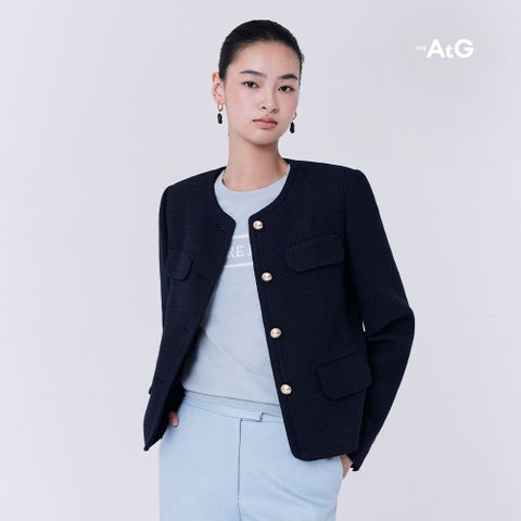 [론칭가89,900원]더엣지 25SS 울혼방 트리옴프 자켓