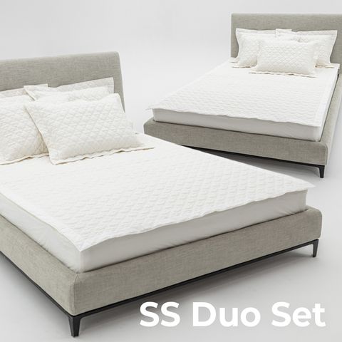 크리스피바바 수퍼싱글 듀오세트 바바블랙쉽 퀼팅 양모패드