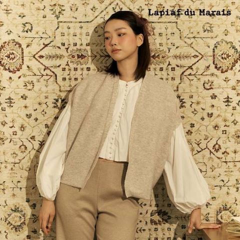 라삐아프 25FW 울혼방 오픈숄 3종+브로치 [런칭 가격 69,900원]