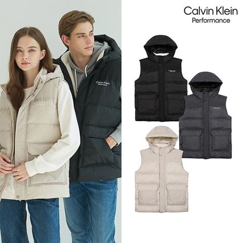 Calvin Klein 퍼포먼스 남녀공용 데일리 패딩 베스트 1종
