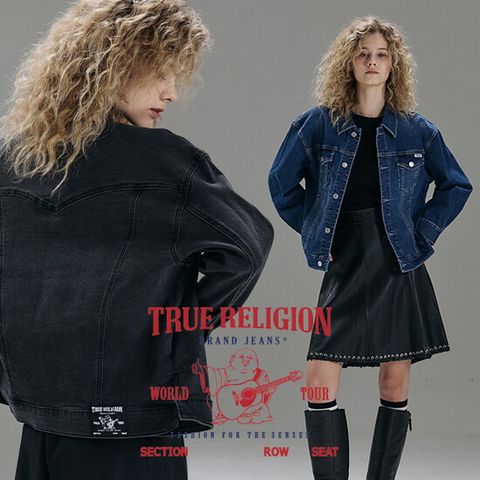 트루릴리전 25FW 여성 NEW 액티브 데님 자켓