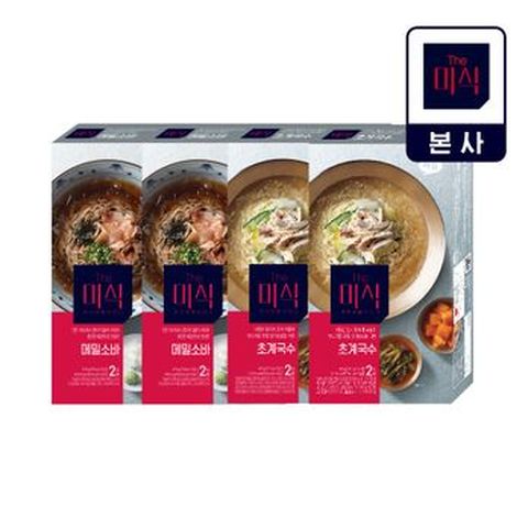 더미식 메밀소바 2박스(2개입)+초계국수 2박스(2개입)