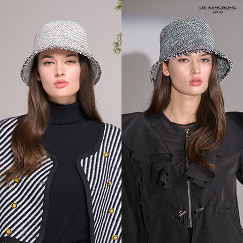이상봉에디션 25FW 트위드 버킷햇