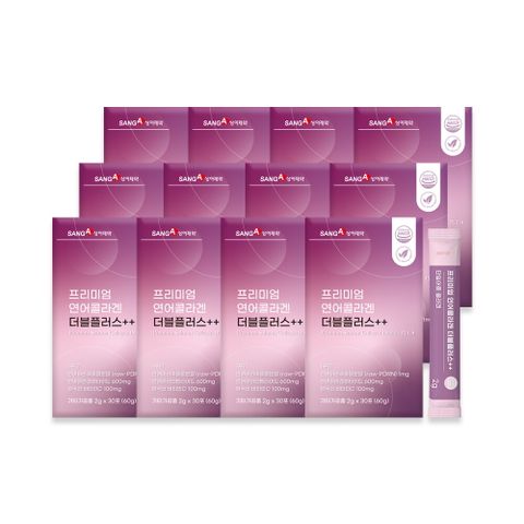 [12박스] 상아제약 프리미엄 연어콜라겐 더블플러스 12박스