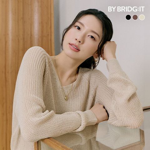 25FW 크로셰 V넥 풀오버 3종