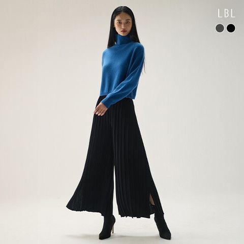 ○25FW 와이드 니트 플리츠 팬츠