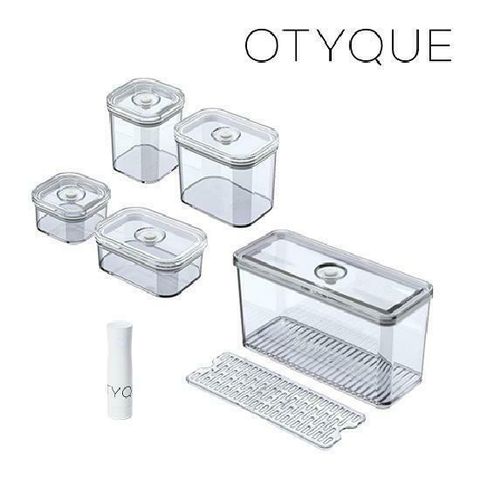 [카드 5%할인][입문패키지](방송) 오티크 크리스탈 바큠 진공 밀폐용기 7개세트 