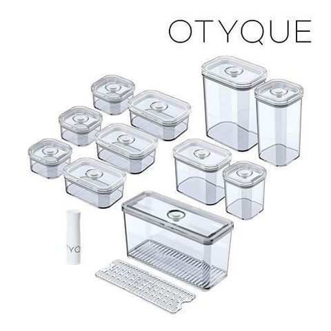 [카드 5%할인][풀패키지](방송) 오티크 크리스탈 바큠 진공 밀폐용기 13개 세트 