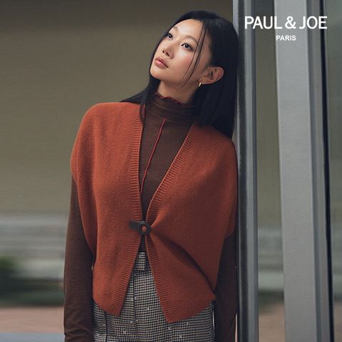 25FW NEW 울캐시미어 블렌딩 홀가먼트 숄 가디건