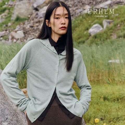 25FW 소모사 화이트 캐시미어 100 버튼업 풀오버 1종