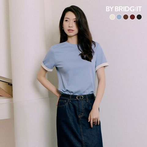 ○ 25FW 더블페이스 턴업 티셔츠 5종