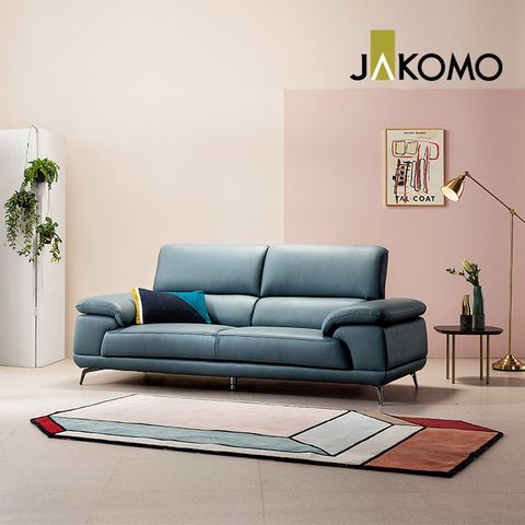 자코모 베니 3인 천연면피 소가죽 소파