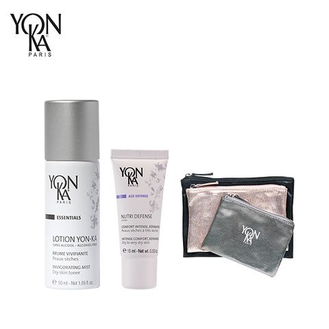 [YONKA]용카 퀸트에센스 여행용+누트리디펜스크림+파우치3종