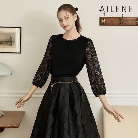 [엘렌느] 시그니처 쉬폰 티블라우스 4종 + 넥카프링