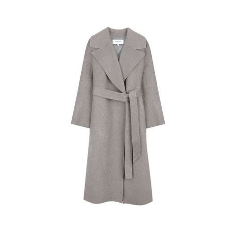 ●[LBL X NICE CLAUP] 25FW 울실크 블렌드 벨티드 코트