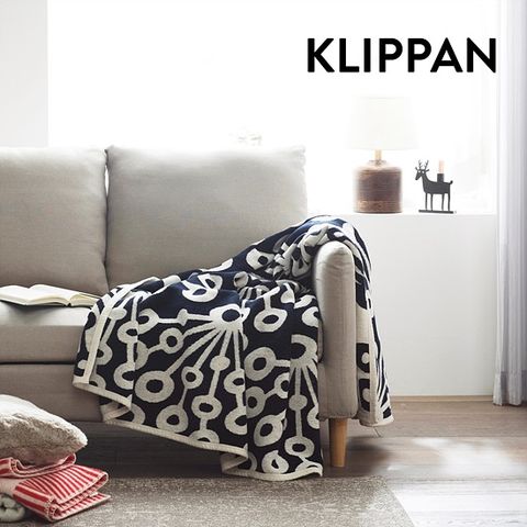 KLIPPAN  스웨덴 직수입 COTTON 오가닉코튼 담요 블랭킷 140x180cm