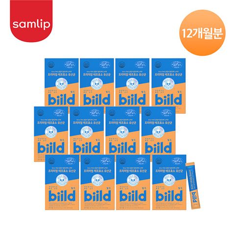 [TVLIVE ]biild 빌드 프리미엄 테프효소 유산균 12개월 30포
