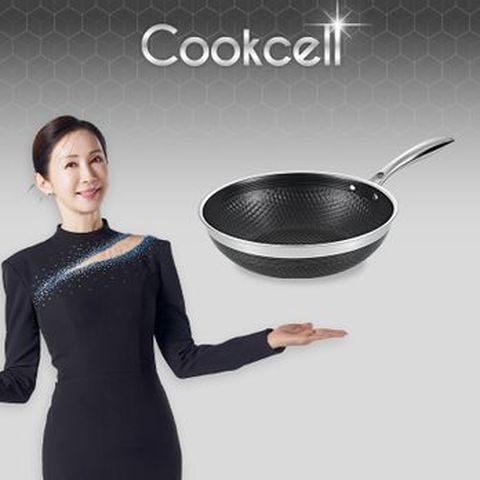 전인화의 블랙큐브 쿡셀 홀로그램 큐브 궁중팬 28cm