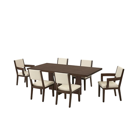 캄포럭스 식탁 6인세트 200cm_암체어2EA,체어4EA