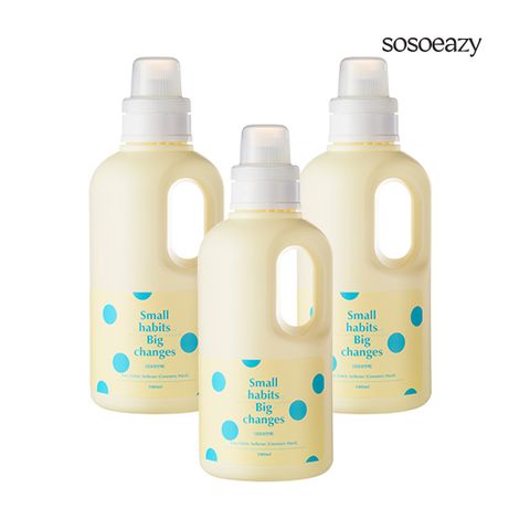 소소이지 그리너리 머스크 섬유유연제 실내건조 1L 3개