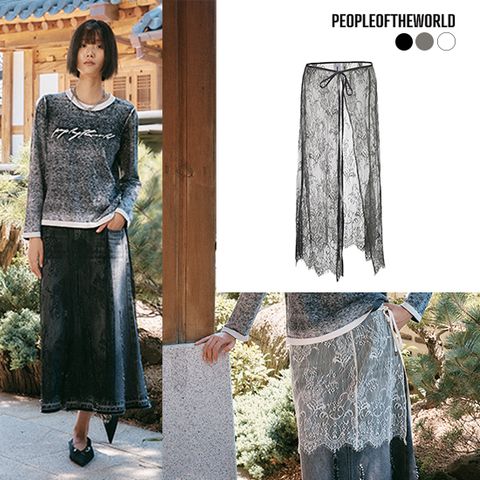 피플오브더월드 레이스 랩스커트 3종 컬렉션