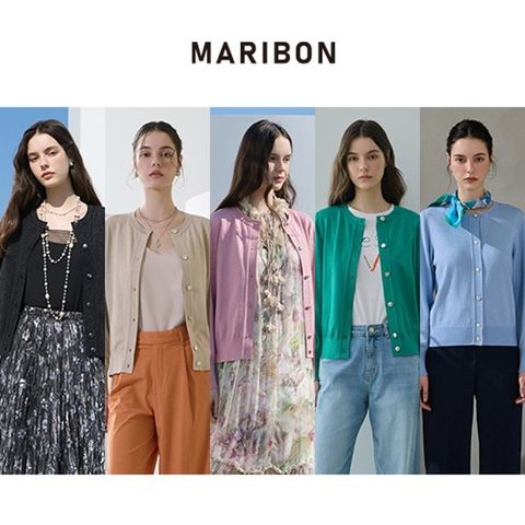 (가을기획가/단독) 마리본 메탈 라운드 니트 카디건 3종