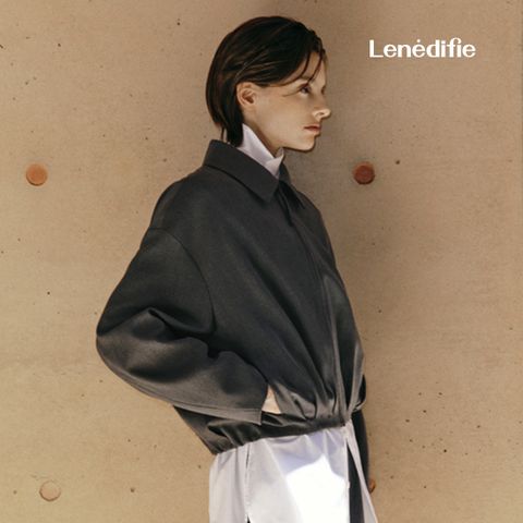 르네디피 25FW 개더드 블루종