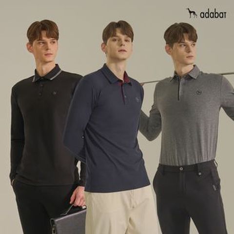 아다바트 남성 기모 카라티셔츠 3종