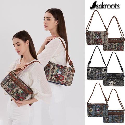 삭루츠 헤이즐 양면 크로스바디백