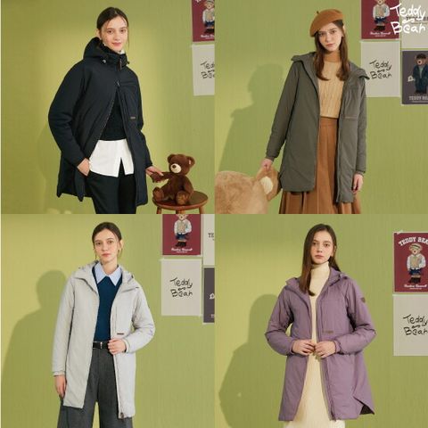 TEDDY BEAR 여성 시그니처 패딩 코트 1종