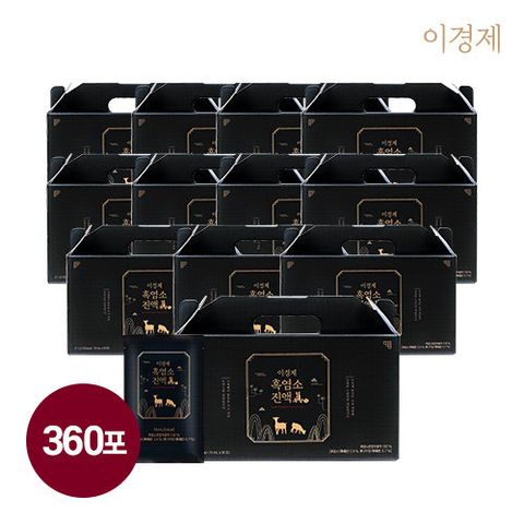 [방송에서만] 최신상 이경제 흑염소진액 眞 12박스 (총 360포)
