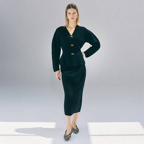 바니스뉴욕 25FW 캐시미어 블랜드 니트 스커트