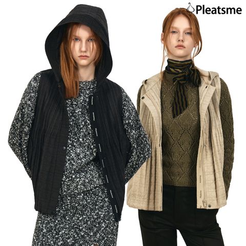 ○ 25FW 자카드 후드 베스트