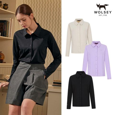 [롯데카드5%할인]울시 25FW 여성 링클프리 소로나 셔츠 3종