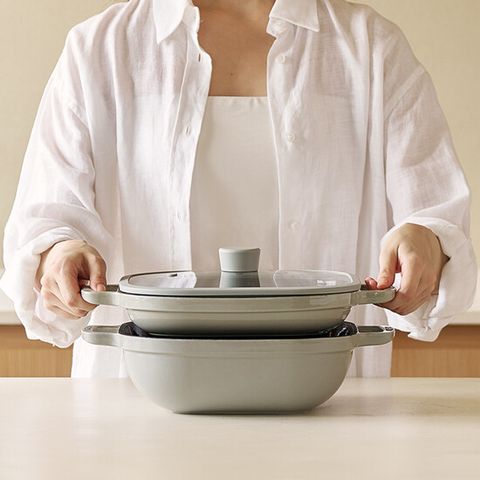 프렘 온정 IH 무쇠사각냄비 3종세트