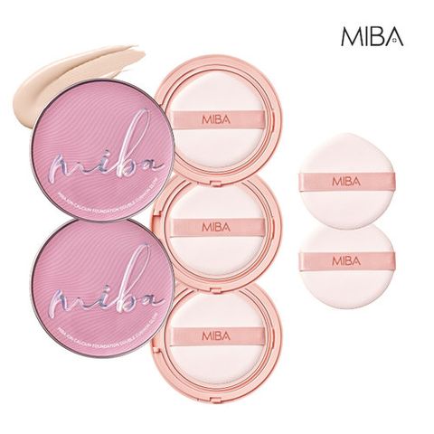 [최신상/방송에서만] 미바 왕쿠션 시즌3 커버쿠션 초특가패키지 (본품2+리필3+퍼프2추가)