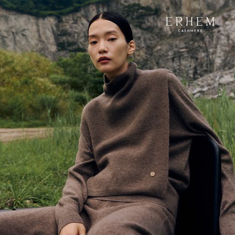 에르헴 25 FW 캐시미어 100 레이어드 베스트 1종