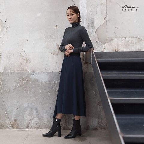 25FW 로고 밴딩 시그니처 스커트