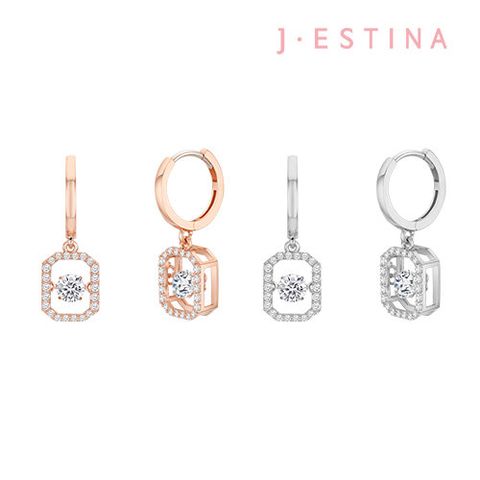 (앱10%할인,앱10%적립)[제이에스티나]에멜 샤인 미오엘로 실버 귀걸이