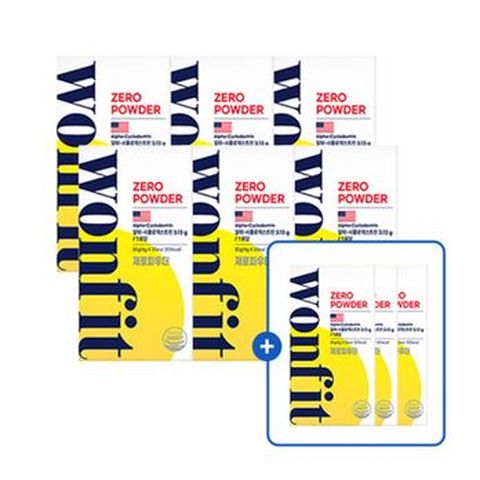 (방송에서만)원핏 제로파우더 알파CD 6+3박스/총 9박스